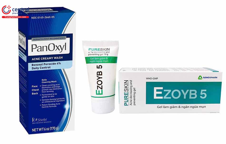 Hình ảnh thuốc có chứa Benzoyl peroxid