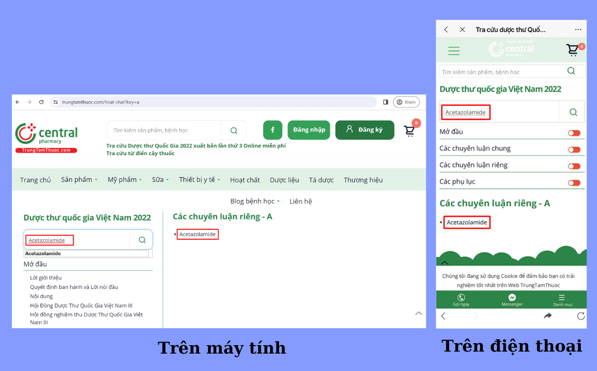 Hình 10.  Kết quả tìm kiếm từ các chuyên luận riêng
