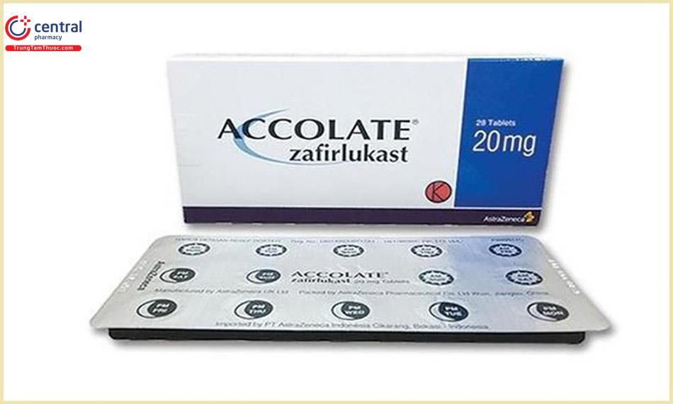 Thuốc trị hen Accolate 20mg