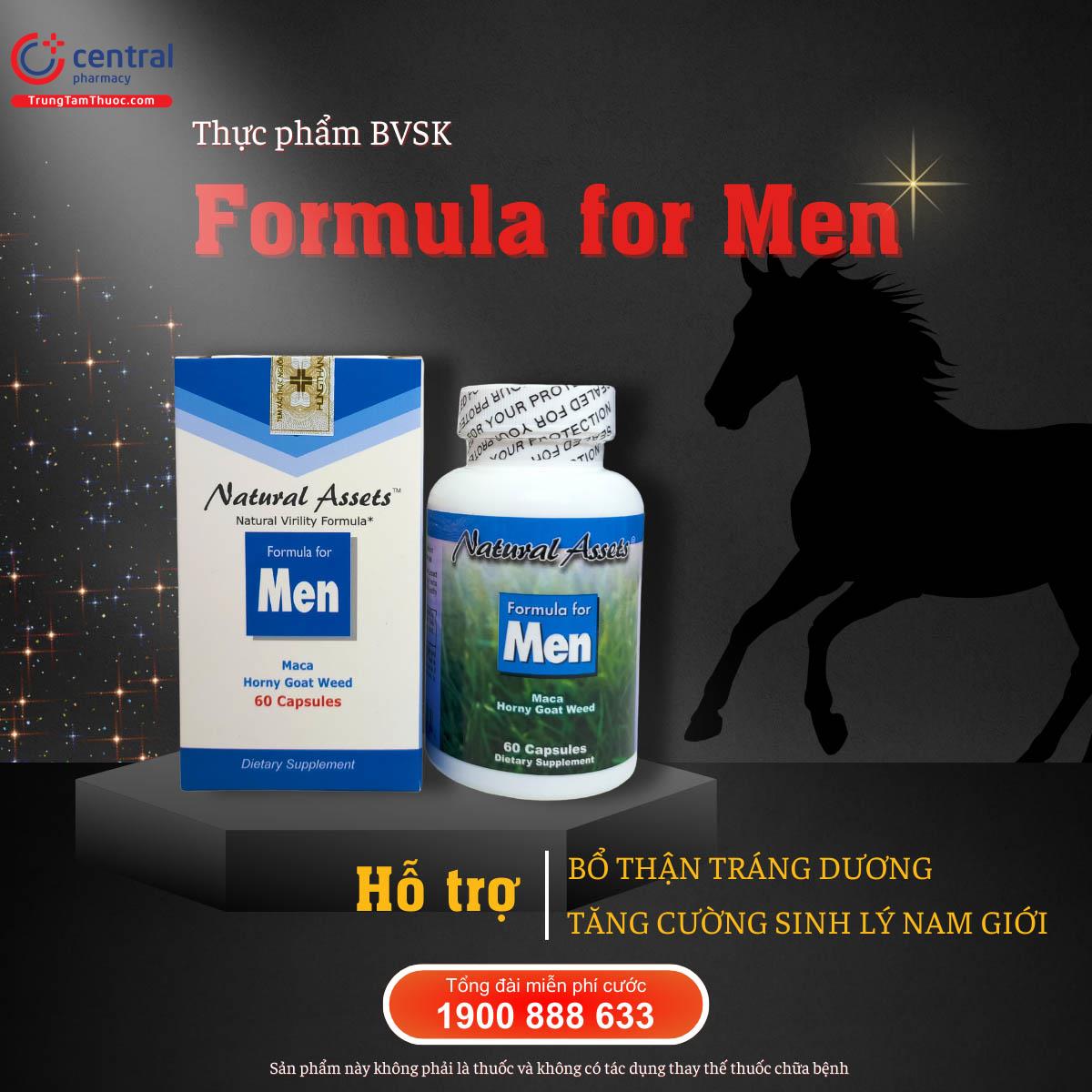 Viên uống Formula For Men - Bổ thận tráng dương