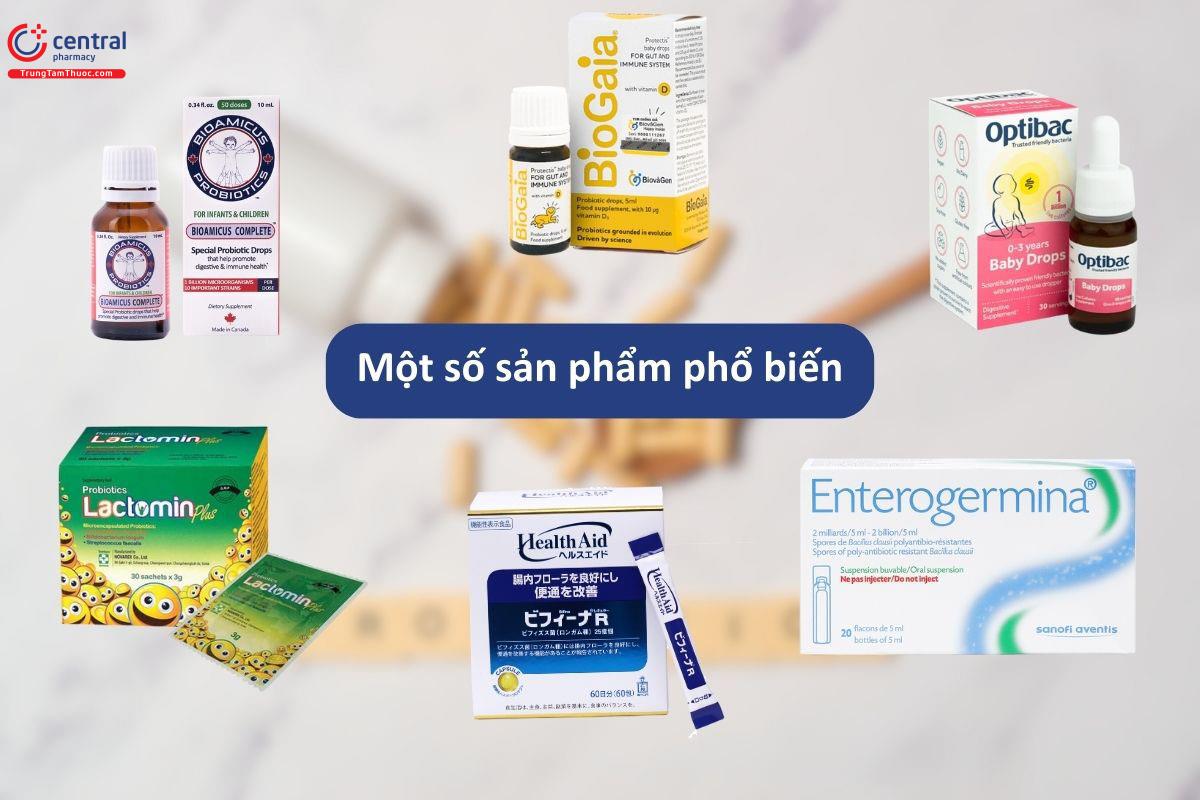 Các sản phẩm của men vi sinh trên thị trường vô cùng đa dạng