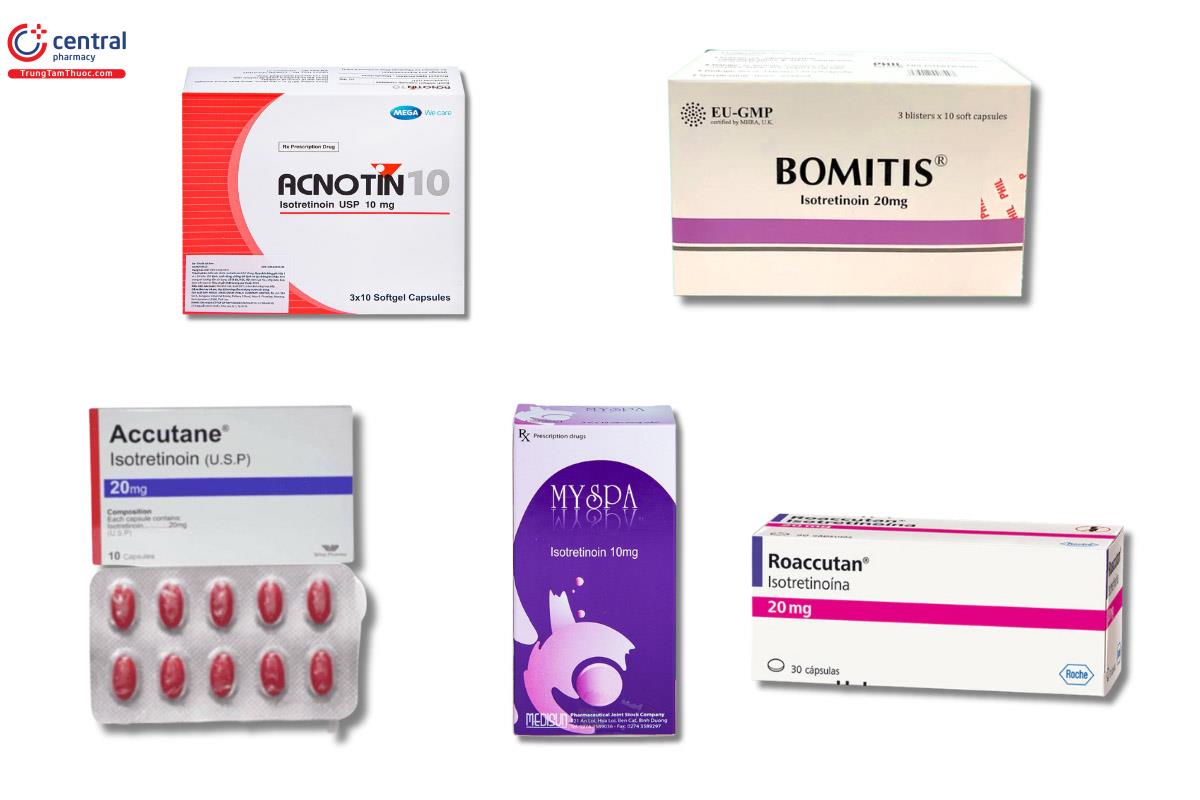 Isotretinoin giúp trị mụn mức độ nặng