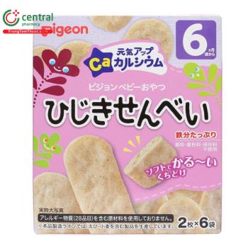 Bánh ăn dặm Pigeon vị rong biển cho bé 6M+ 