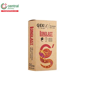 Bao cao su Gexlife Longlast (Hộp 12 cái)