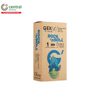 Bao cao su GEXlife Rock’n Roll (Hộp 12 cái)