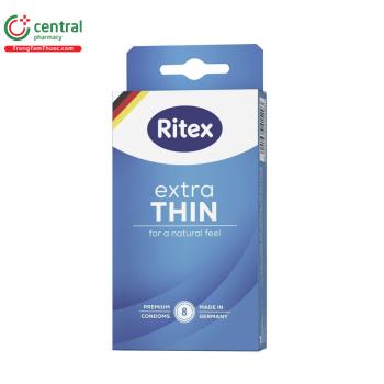 Bao cao su Ritex Extra Thin (Hộp 8 cái)