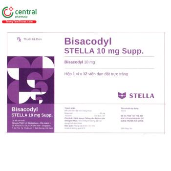 Bisacodyl STELLA 10 mg Supp.
