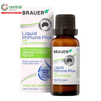 Brauer Liquid Immune Plus With Lactoferrin