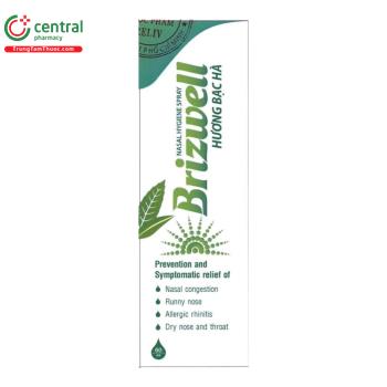 Brizwell Hương Bạc Hà 60ml