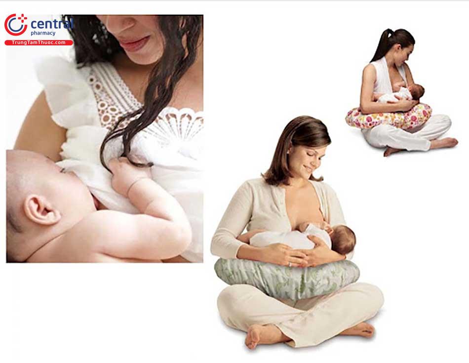 Tư thế cho trẻ bú như thế nào là đúng?