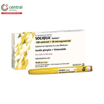 Bút tiêm Soliqua SoloStar 100 IU/ml