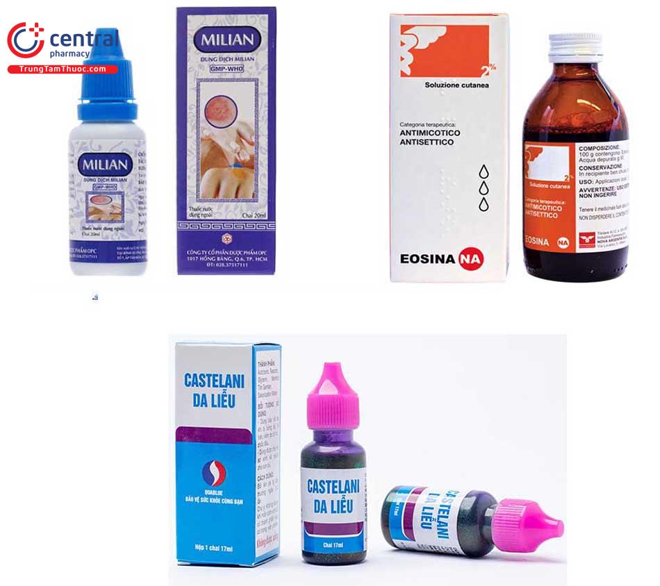 Hình ảnh thuốc điều trị bệnh chốc thường dùng