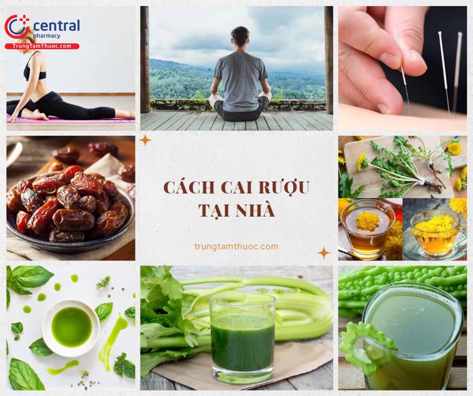 Biện pháp cai rượu sẵn có tại nhà