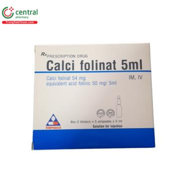 Calci folinat 5ml Vinphaco