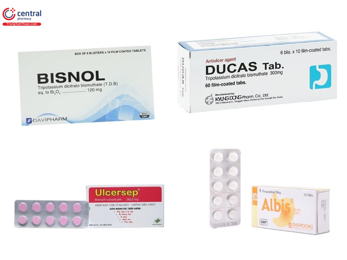 Một số chế phẩm Bismuth trong điều trị viêm loét dạ dày - tá tràng