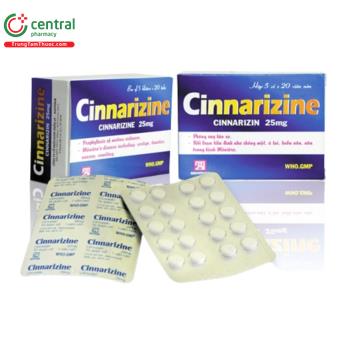 Cinnarizine 25mg Nadyphar