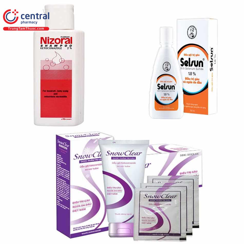 Hình ảnh dầu gội đầu trị nấm