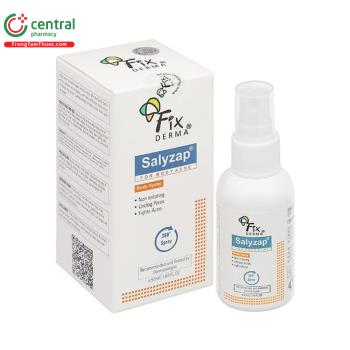 Dung dịch xịt Fixderma Salyzap For Body Acne Body Spray