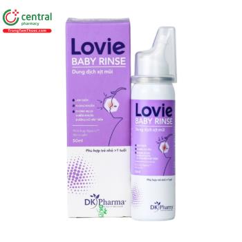 Dung dịch xịt mũi Lovie Baby Rinse