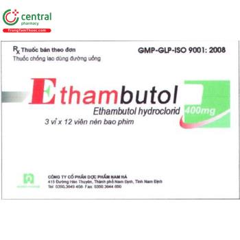 Ethambutol 400mg Dược Nam Hà
