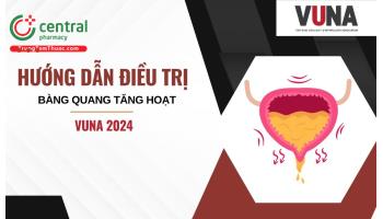 Phác đồ và thuốc điều trị bệnh bàng quang tăng hoạt theo VUNA 2024