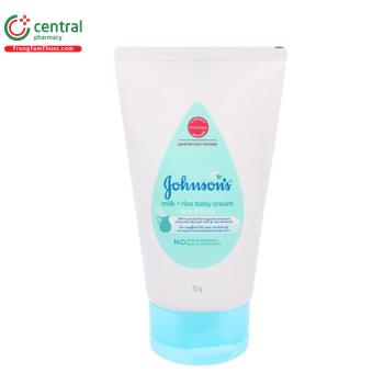 Johnson's Milk + Rice Baby Cream Màu Xanh