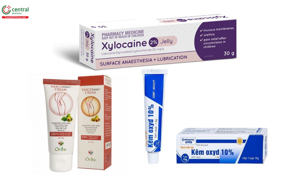 Thuốc gel bôi trị suy giãn tĩnh mạch, trĩ