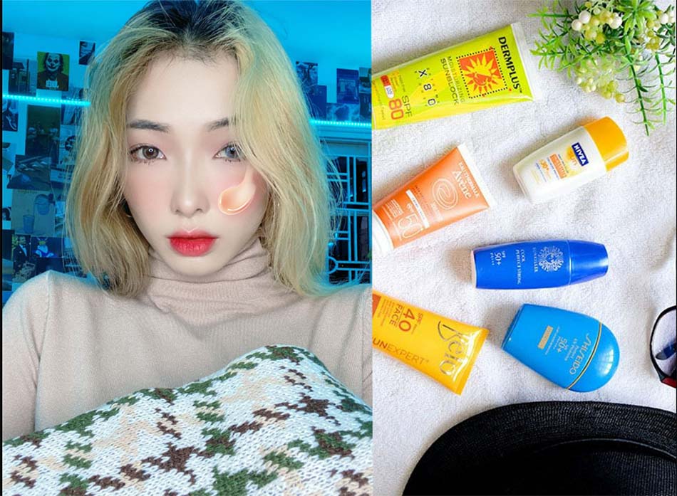 Lượng kem chống nắng phù hợp