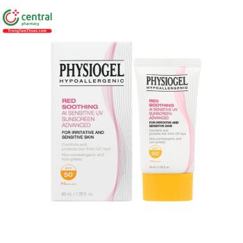 Kem chống nắng Physiogel Red Soothing AI Sensitive UV Advanced SPF50+/PA++++