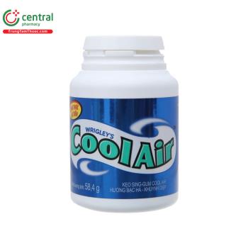 Kẹo sing-gum Wrigley's Cool Air hương bạc hà khuynh diệp