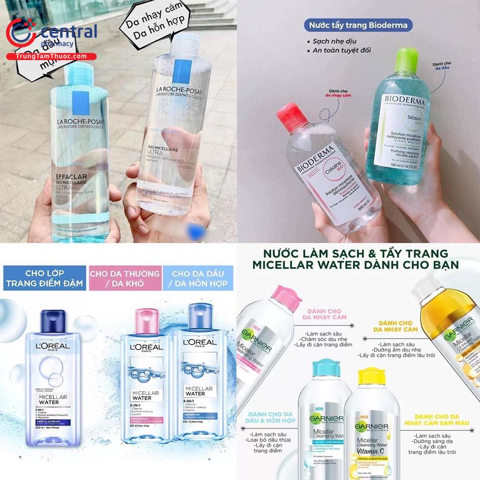 Lựa chọn nước tẩy trang theo từng loại da