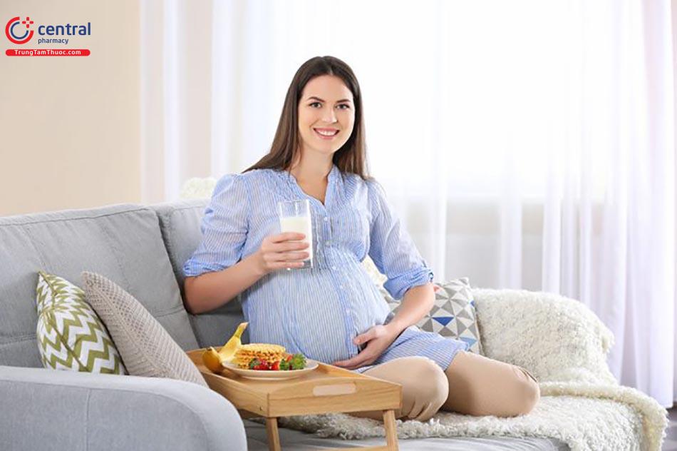 Lưu ý khi uống sữa bầu