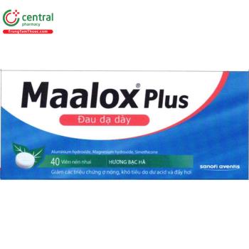 Maalox plus Hương bạc hà (viên)