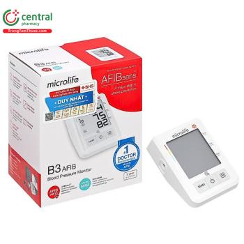 Máy đo huyết áp bắp tay Microlife B3 AFIB
