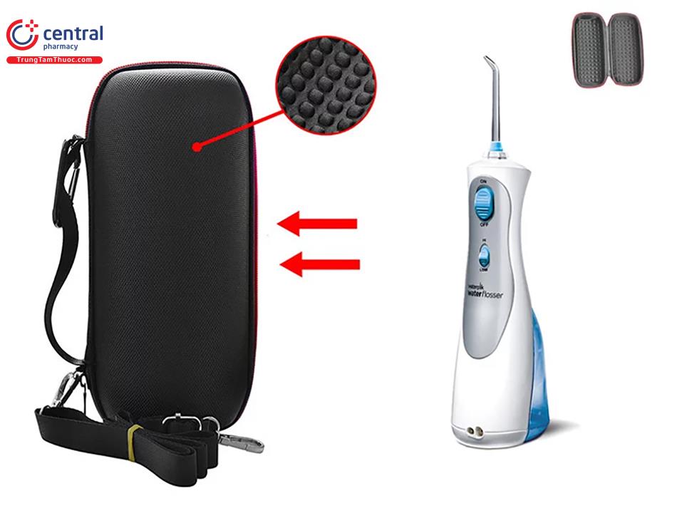 Máy tăm nước Waterpik Cordless Plus WP-450 có bán thêm hộp đựng