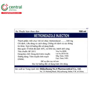Metronidazole 500mg Shijiazhuang
