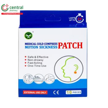Miếng dán lạnh say tàu xe Motion Sickness Patch