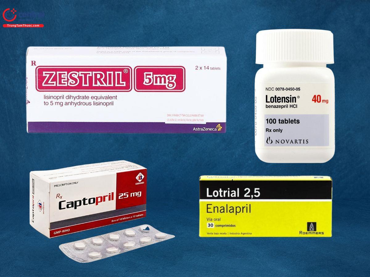 Một số chế phẩm thuốc nhóm ACEI
