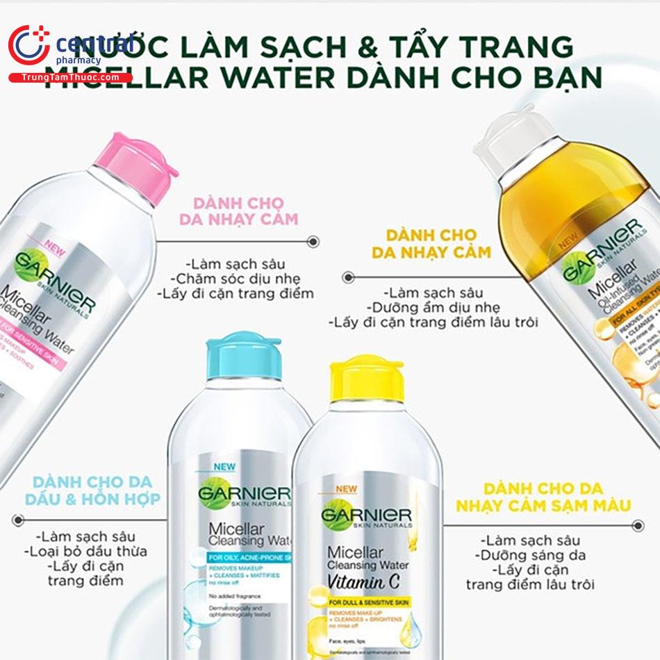 Nước tẩy trang sạch sâu Garnier