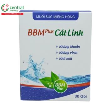 Muối súc miệng họng BBM Plus Cát Linh