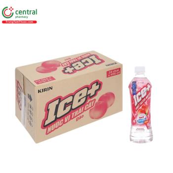 Nước trái cây Ice+ vị đào 490ml