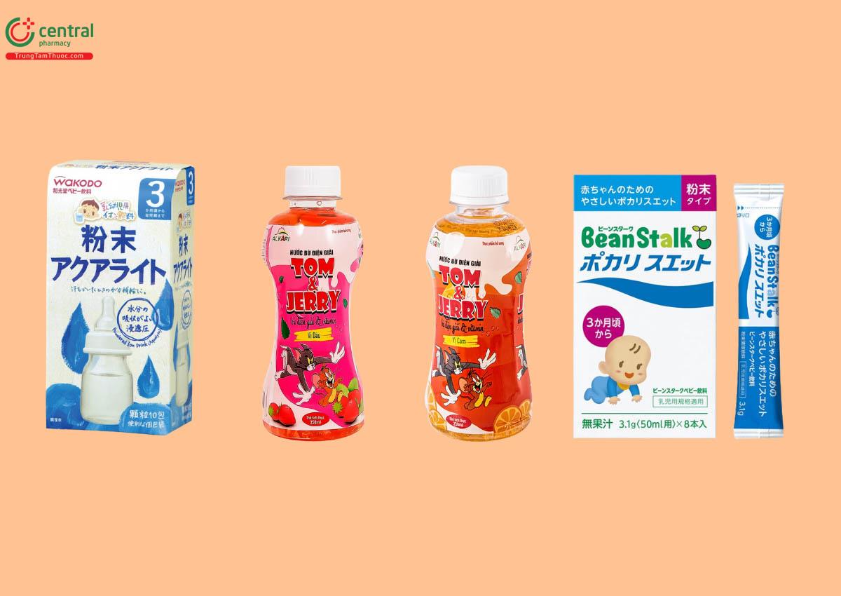 Nước điện giải cho bé