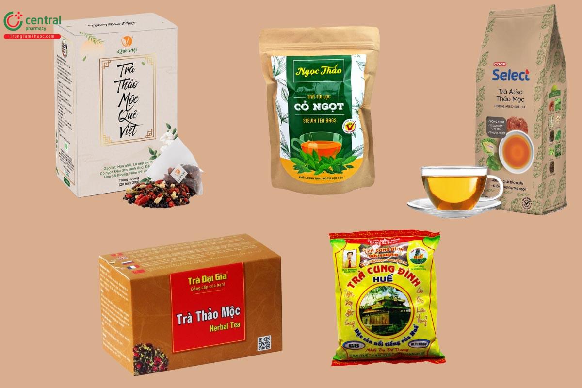 Các loại trà thảo mộc phổ biến hiện nay