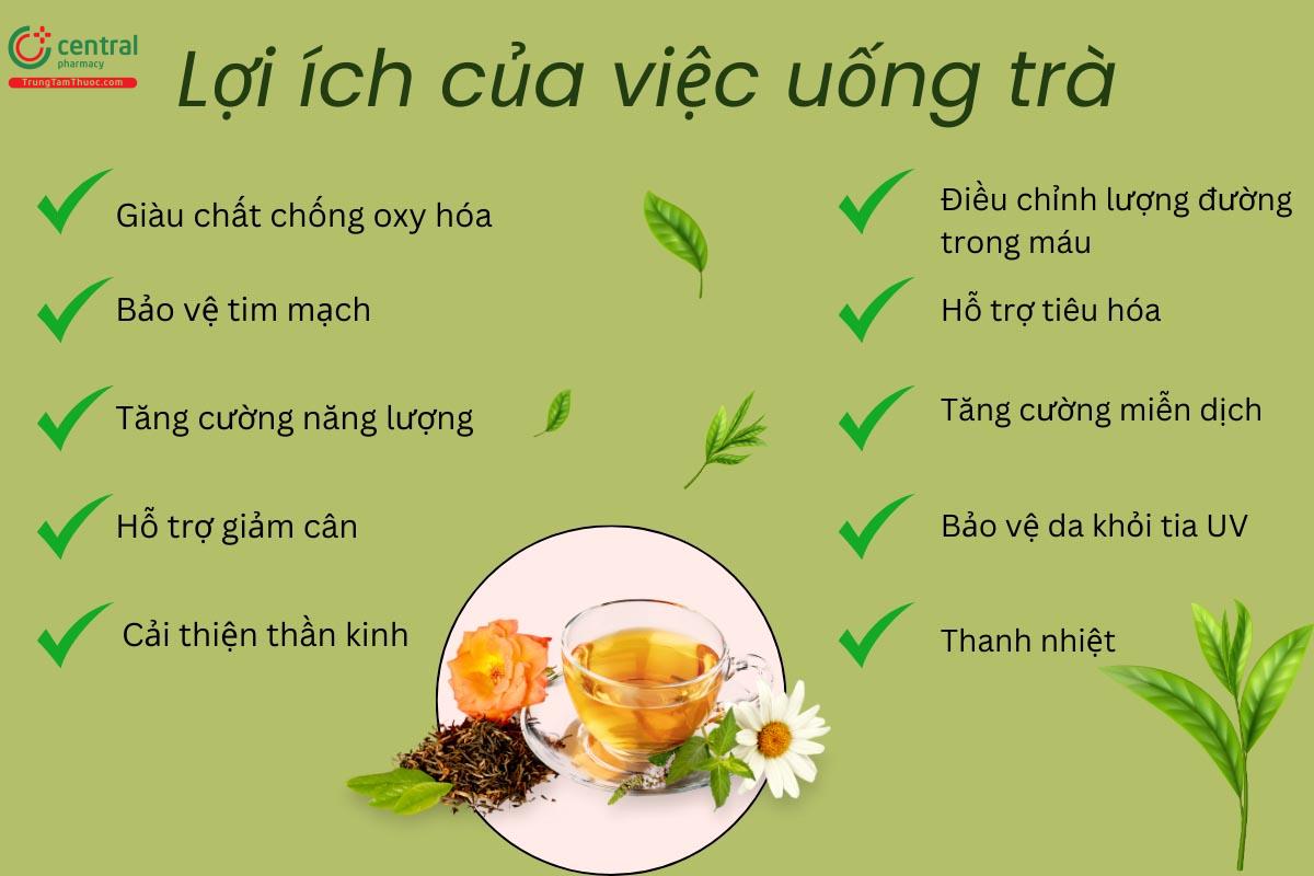 Lợi ích của việc uống trà