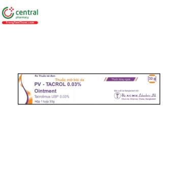 PV-Tacrol 0.03% Ointment