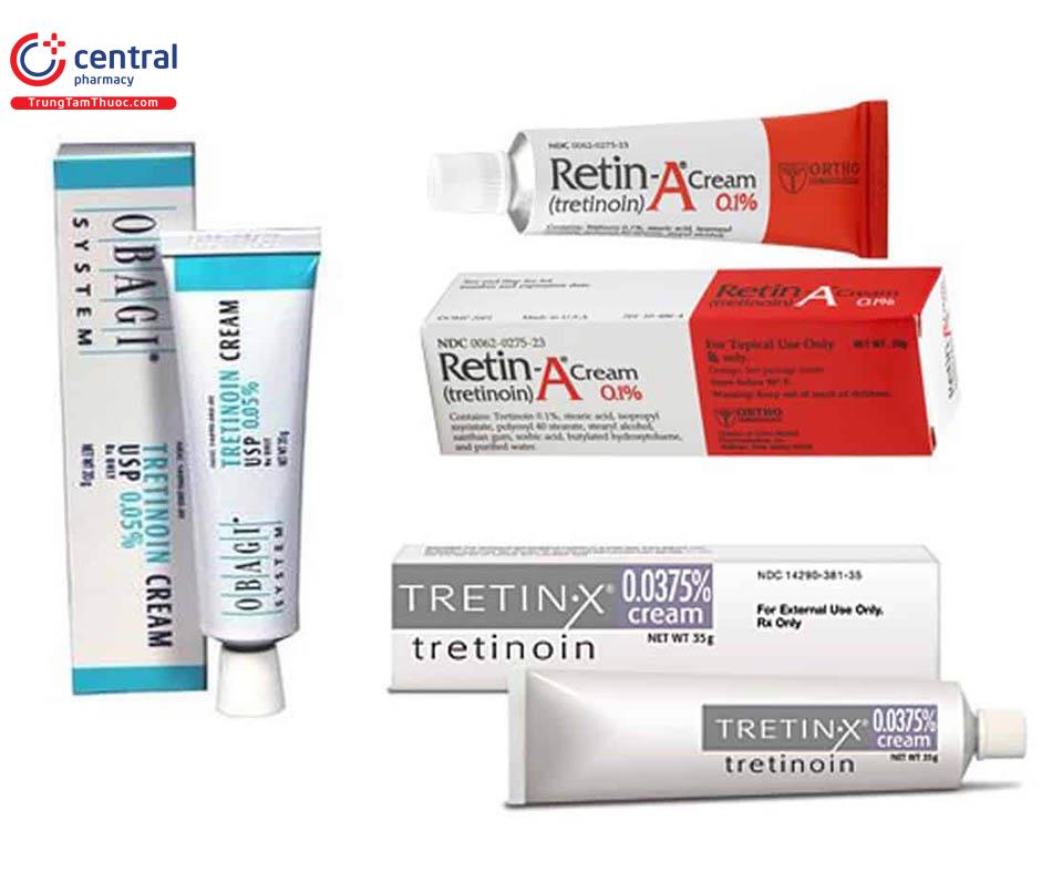 Hình ảnh các thuốc chứa Retinoid