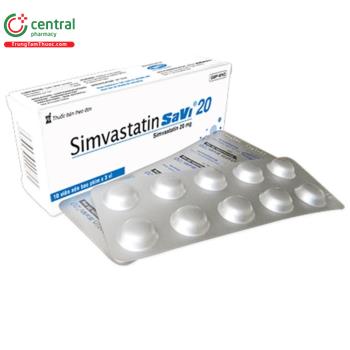 Simvastatin SaVi 20mg