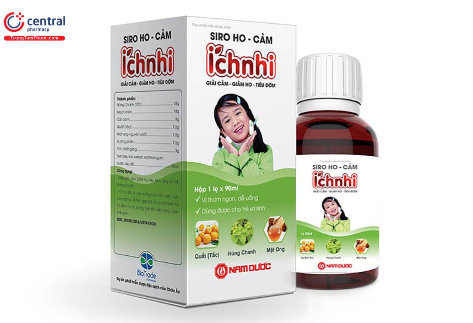 Siro trị ho Ích Nhi cho trẻ em