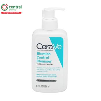 Sữa rửa mặt CeraVe Blemish Control Cleanser 236ml