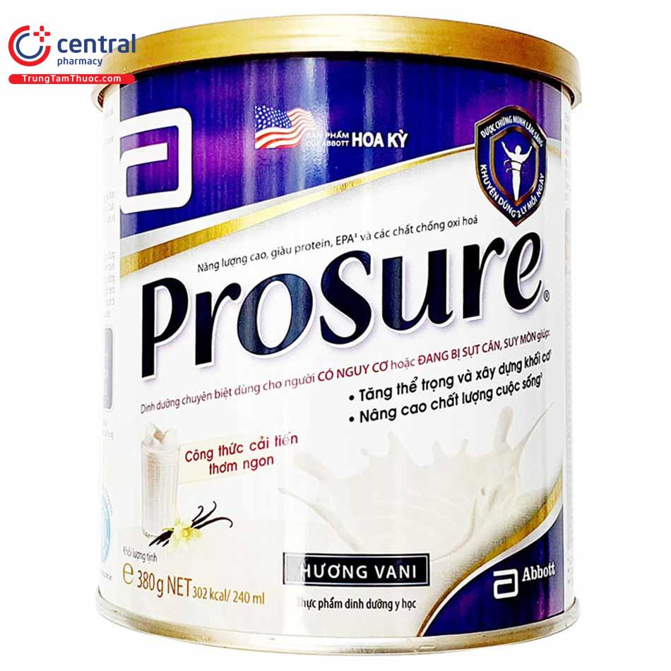 Hình ảnh sữa cho người ung thư Prosure